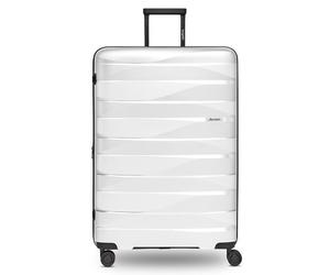 Bergpfeil Travel 4-wheeled trolley L 75 cm with expansion fold white
