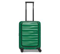 Bergpfeil Travel 4 wheels Cabin suitcase 55 cm Laptop compartment Expandable green