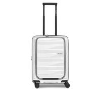 Bergpfeil Travel 4 wheels Cabin suitcase 55 cm Laptop compartment Expandable white