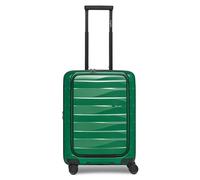 Bergpfeil Travel 4 wheels Cabin trolley 55 cm Laptop compartment with expansion pleat green