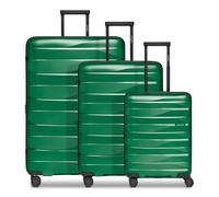 Bergpfeil Travelling product, Emerald Green Metallic, Kofferset (3-teilig) erweiterbar, Hard shell case set of 3