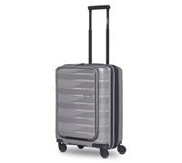 Bergpfeil Travelling product, Arctic Silver Metallic, Koffer S Laptopfach (55 cm) erweiterbar, Hard Shell Cabin Cases