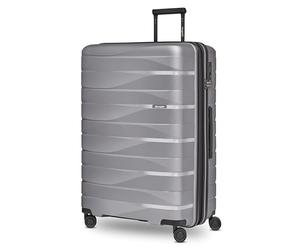 Bergpfeil Travelling product, Arctic Silver Metallic, L, Hard Shell Check-in Suitcase