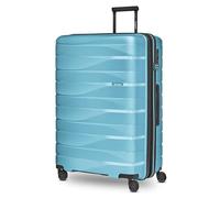 Bergpfeil Travelling product, Glacier Blue Metallic, Koffer L (75 cm) erweiterbar, Hard Shell Check-in Suitcase