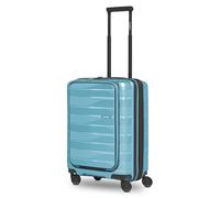 Bergpfeil Travelling product, Glacier Blue Metallic, Koffer S Laptopfach (55 cm) erweiterbar, Hard Shell Cabin Cases