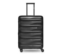 Bergpfeil Travelling product, Black Night Metallic, Koffer M (66 cm) erweiterbar, Hard Shell Check-in Suitcase