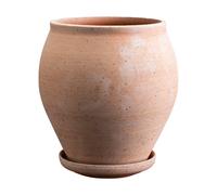Bergs Potter Delphi pot with saucer, 2 pieces Pink, Ø20 cm