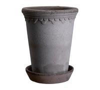 Bergs Potter Københavner flower pot high Ø14 cm grey