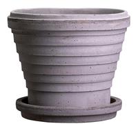 Bergs Potter - Planet Pot With Saucer Grey Ø21 cm - Grey
