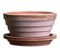 Bergs Potter - Planet Pot With Saucer Pink Ø12 cm - Pink