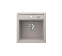 Bergström Sink Tesa, Beige, 49 x 51 cm