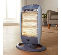 Coopers of Stortford - Halogen Heater with 3 Heat Settings 400W 800W 1200W - Instant Warmth with 75° Oscillation - Cool Touch Housing and Safety Tip Over Switch - Compact Portable Electric Heater