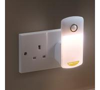 Coopers of Stortford - Motion Sensor Night Light and Torch - 2-in-1 Plug-in LED Light with Rechargeable Battery for Hallways, Bedrooms and Emergency Use