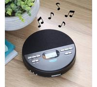 Bergstrom Portable Bluetooth CD Player with FM Radio & Built-In Speakers in Black Bergstrom Black