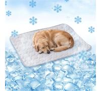 bergxperten FreshPaw Cooling Mat for Dogs and Cats | Ice silk fabric offers a cool touch, breathable comfort and lightweight use for pets on warm days