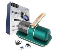 bergxperten mitelipik mattress vacuum cleaner with uv light Handheld Vacuum Cleaner with UV-C Light, 100W, 10,000Pa Suction Power, Effectively Removes 95% Dust Mites, Rechargeable Mattress Cleaner