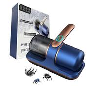 bergxperten mitelipik mattress vacuum cleaner with uv light Handheld Vacuum Cleaner with UV-C Light, 100W, 10,000Pa Suction Power, Effectively Removes 95% Dust Mites, Rechargeable Mattress Cleaner