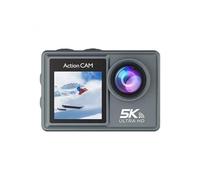 bergxperten Roadxon W1 5K ActionCamera AT - M40R 5K Action Camera with IPS WiFi, Waterproof, IMX Sensor, Resolution, Dual Screen, USB Mic Connection, 32GB SD Support, Remote Control