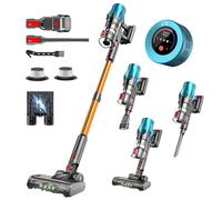 bergxperten sixpad s80 cordless vacuum cleaner 35 kPa suction power, 40minute runtime, touchscreen operation, wall mounted charging, freestanding design, suitable for domestic use