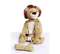 Berhapy 2 in 1 Lion Toddler Safety Harness Backpack Children's Walking Leash Strap（Yellow）