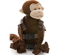 Berhapy 2 in 1 Orangutan Toddler Backpack Harness with Safety Leash for Children’s Walking
