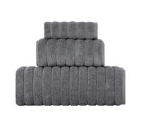 BERIBO Turkish Towel Set 100% Cotton (Cloud) 620gsm (Grey)