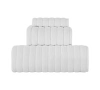 BERIBO Turkish Towel Set 100% Cotton (Cloud) 620gsm (White)