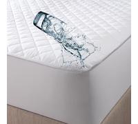 BERIBO Waterproof Mattress Protector - Quilted, 90x190cm + 30cm Deep (3"x 6.3") (Single)