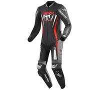 Berik Absolute GP One Piece Motorcycle Leather Suit, black-grey-red, size 50 for Men
