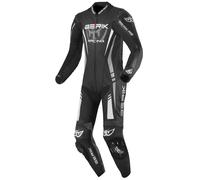 Berik Absolute GP One Piece Motorcycle Leather Suit, black-white, size 54 for Men