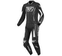 Berik Absolute GP2 Two Piece Motorcycle Leather Suit, black-white, size 54 for Men