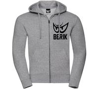 Berik Classic Z Zip Hoodie, black-grey, size S for Men