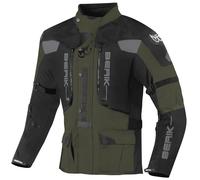 Berik Dakota waterproof 3in1 Motorcycle Textile Jacket, black/green, size 54