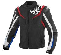 Berik Endurance Waterproof Motorcycle Textile Jacket, black-white-red-blue, size 50 for Men