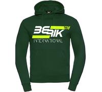 Berik International Hoodie, green/white, size S