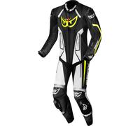 Berik Losail-R perforated One Piece Kangaroo Motorcycle Leather Suit, black-white, size 56 for Men