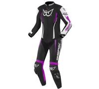 Berik Monza Ladies One Piece Motorcycle Leather Suit, black-purple, size 46 for Women