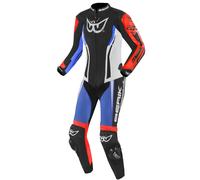 Berik Monza Ladies One Piece Motorcycle Leather Suit, black/white/red/blue, size 42