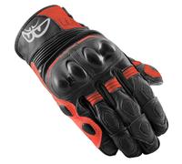Berik Nador Motocycle Gloves, black/neon red, size M