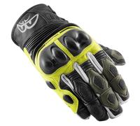 Berik Nador Motocycle Gloves, black/neon yellow/green, size 2XL