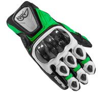 Berik Namib Motorcycle Gloves, black-white-green, size 2XL for Men