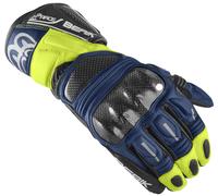 Berik Namib Pro Motorcycle Gloves, black-blue-yellow, size 3XL for Men