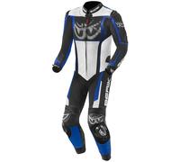 Berik NexG One Piece Motorcycle Leather Suit, black-grey-blue, size 52 for Men