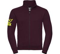 Berik Paddock Sweat Jacket, dark red, size S