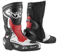 Berik Race-X EVO Motorcycle Boots, black/white/red, size 48