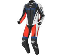 Berik Race-X One Piece Leather Suit, black/white/red/blue, size 54