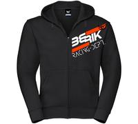 Berik Racing Zip Hoodie, black/white, size S