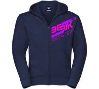 Berik Racing Zip Hoodie, blue/purple, size S