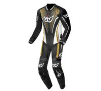 Berik RSF-TECH PRO perforated One Piece Motorcycle Leather Suit, black/white/bronze, size 56