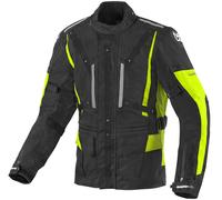 Berik Spencer waterproof Motorcycle Textile Jacket, black-yellow, size 54 for Men